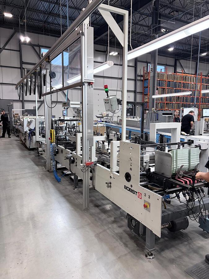 Used 2003 Bobst Media 100 Folder Gluer