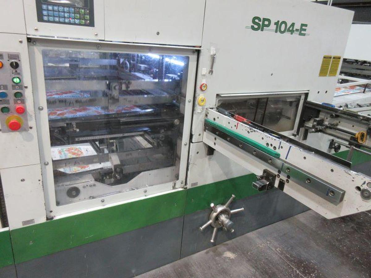 Used 2003 Bobst SP 104-E Die Cutter