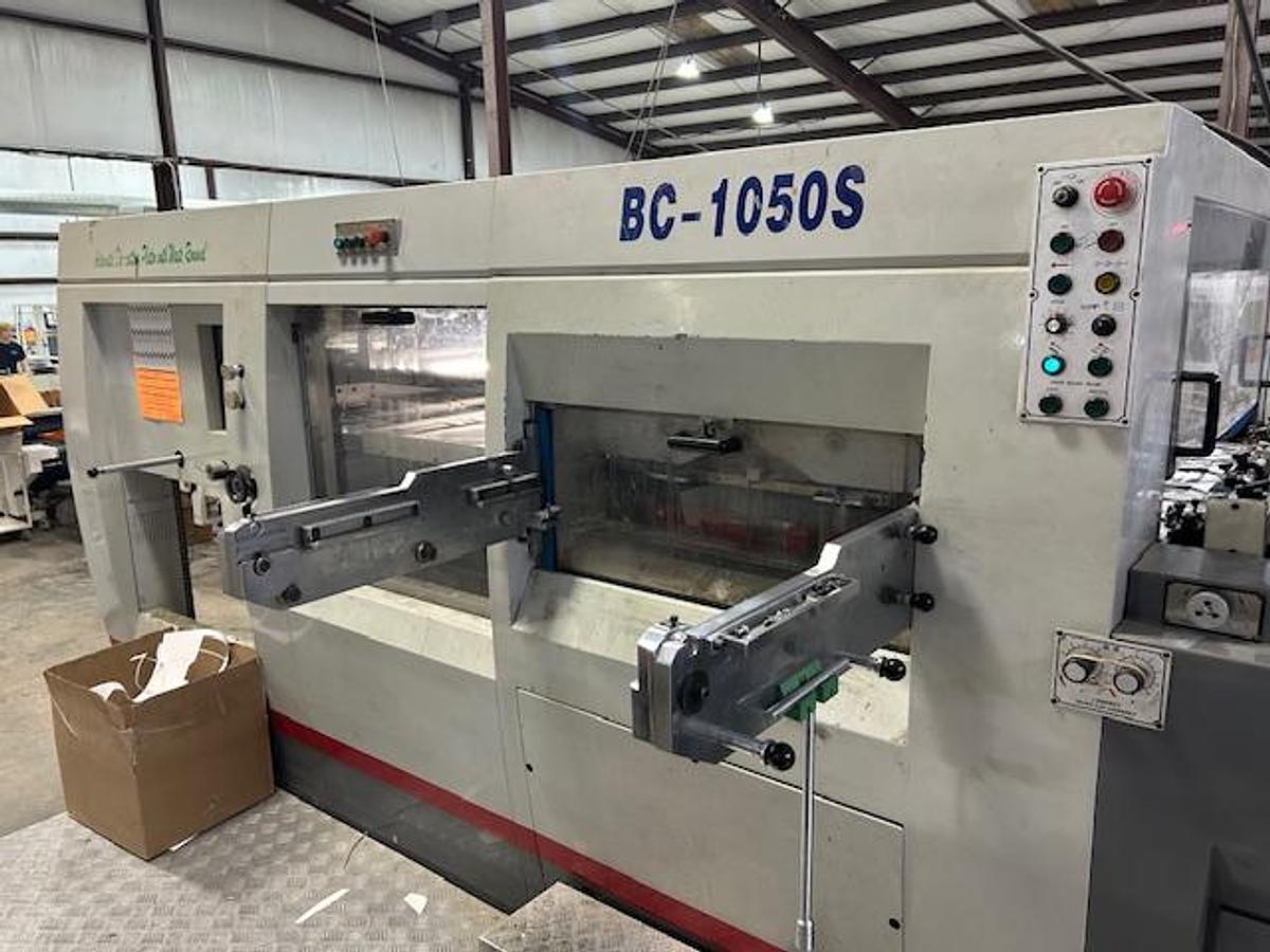 Used 2012 DGM BC 1050 S Diie Cutter with Stripping