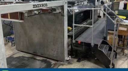 Used 2013 Maxson MHD Model Dual Kinfe Sheeter