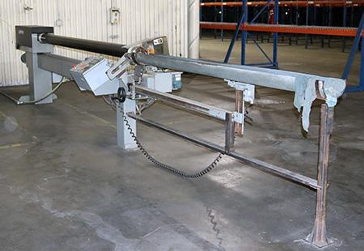 Used 120" APPLETON Automatic Core Cutter, Model A301