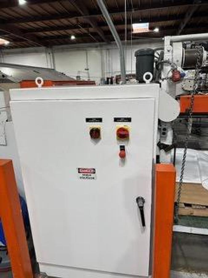 Used 72 "Beck Sheeter with Piler