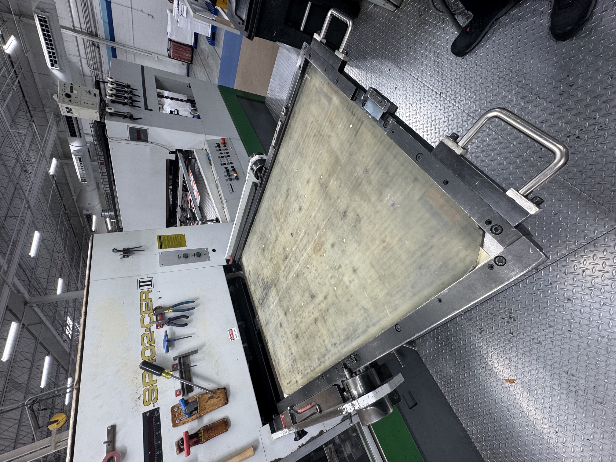 Used 1995 Bobst 102-CER II  Die Cutter Blanker