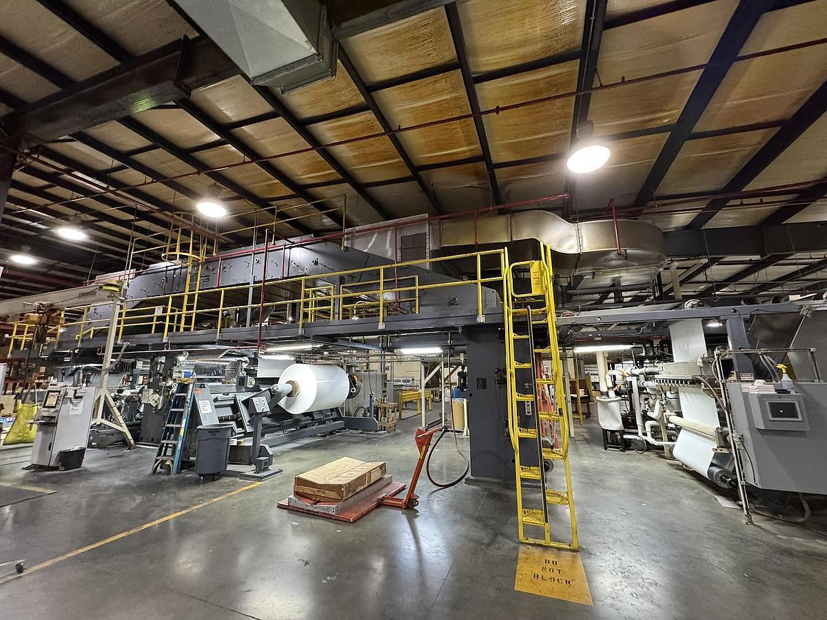 Used 2006 73" Wide Intaroto Paper, Board, Film & Foil Coater Laminator