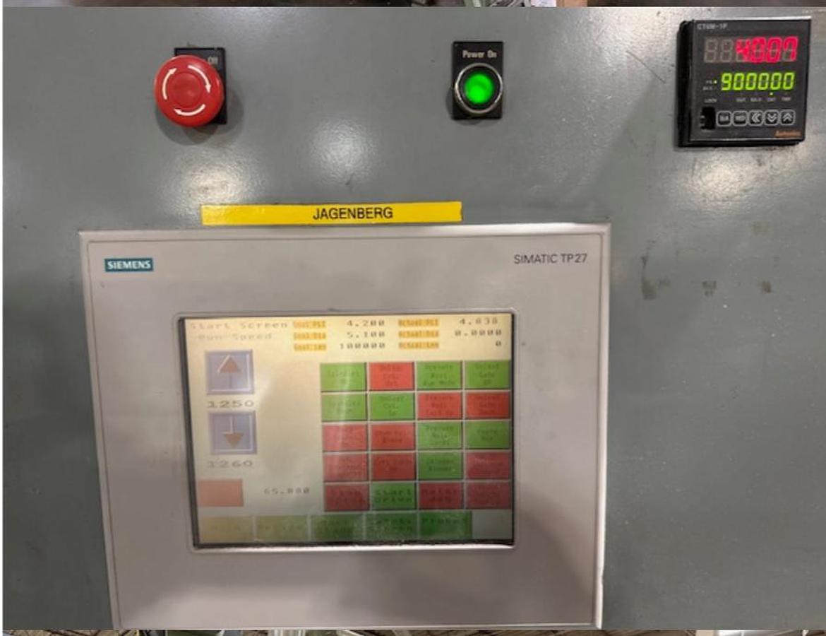 Used Jagenberg Vari-Dur - Two drum Slitter/Winder