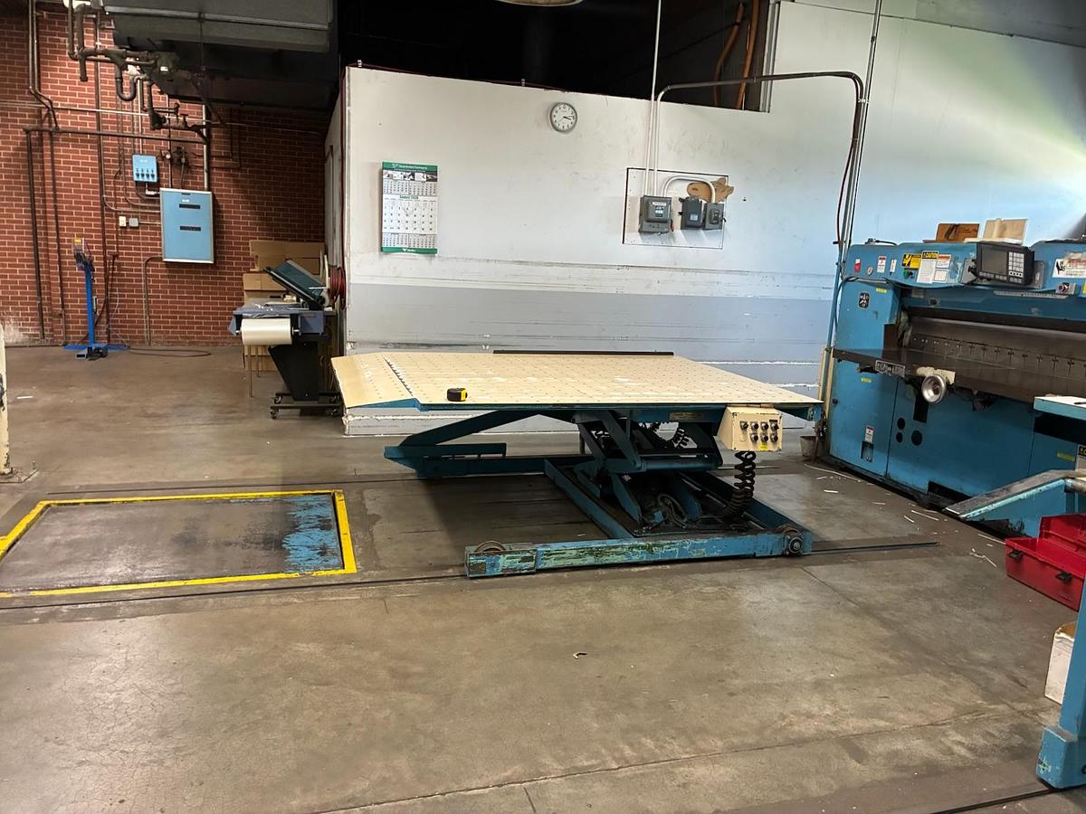 Used Southworth paper flying carpet handling system