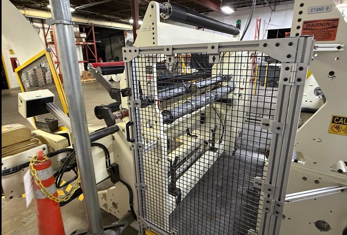 Used Deacro R1300 Master Roll Rewinder