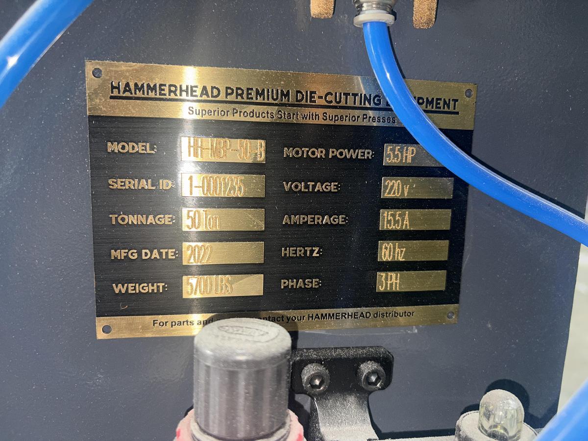 Used 2022 Hammerhead Die Cutter Clicker