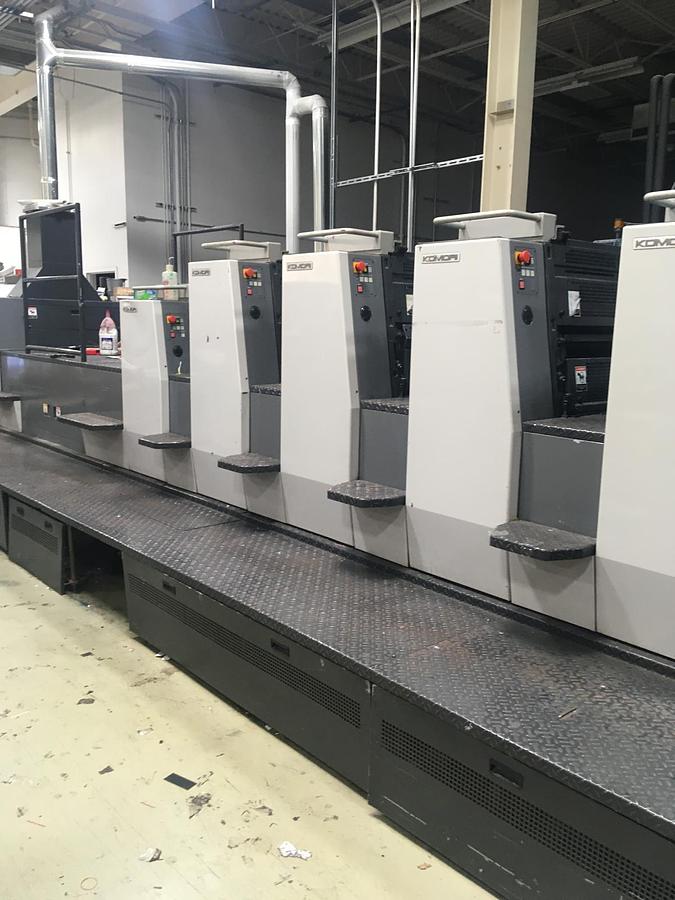 Used 2007 Komori 28P 6 Color Printing Press