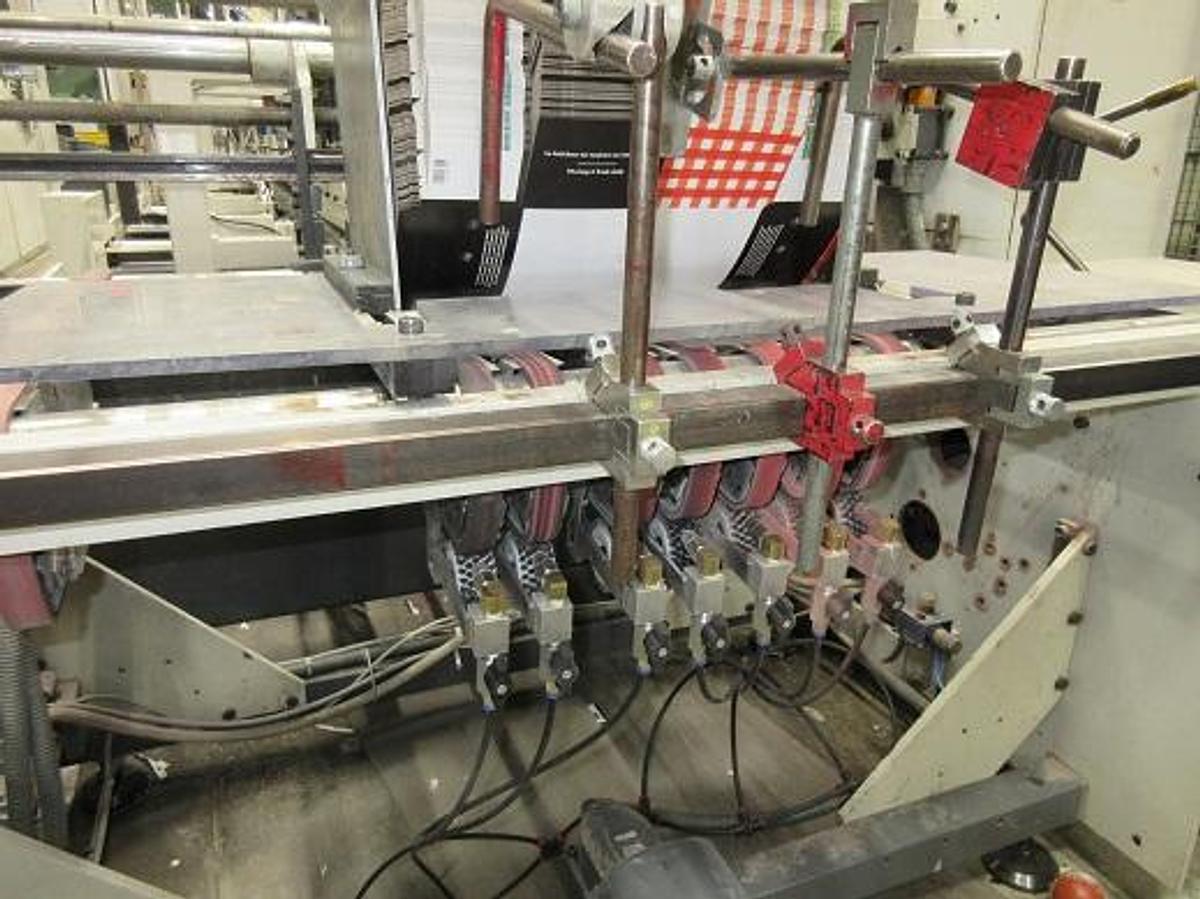 Used 1994 Bobst Domino 110 M-II Folder Gluer with 4/6 corner