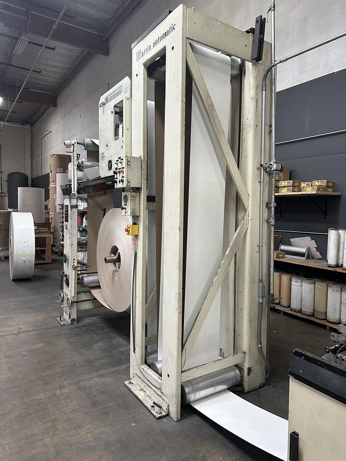 Used 2001 PCMC - 18” 8 color Flexo with Die Cutter and Striping