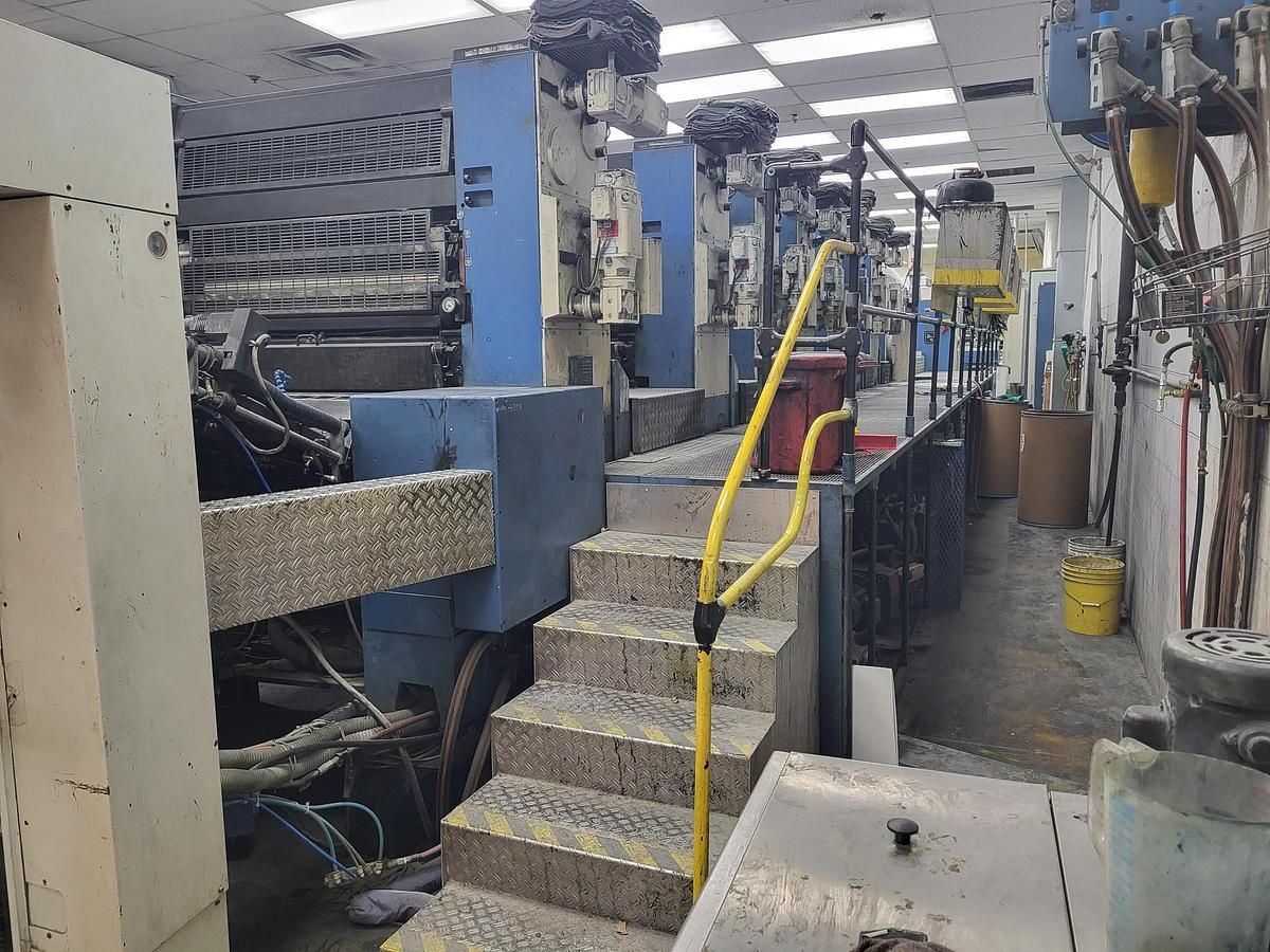 Used 1997 KBA104  Press 6/1 Perfector + Coater