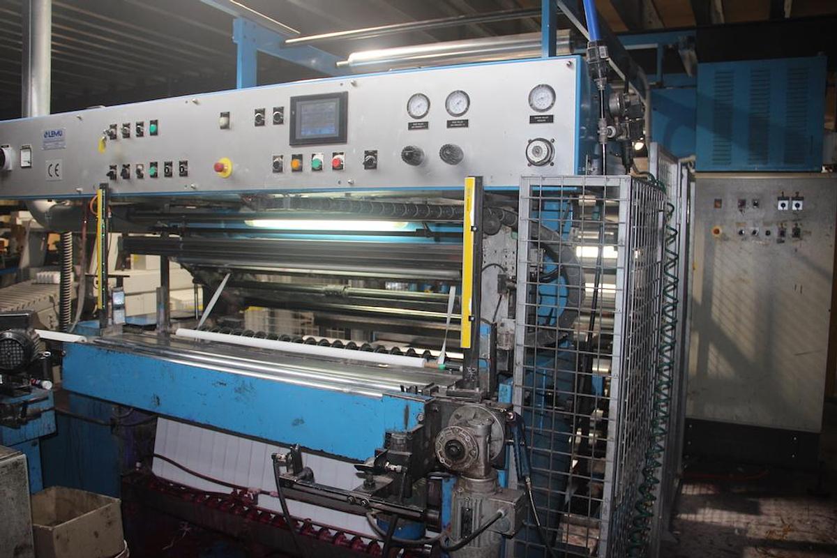 Used 2005 Lemu Semiautomatic Slitter-Rewinder BSA 112/1000