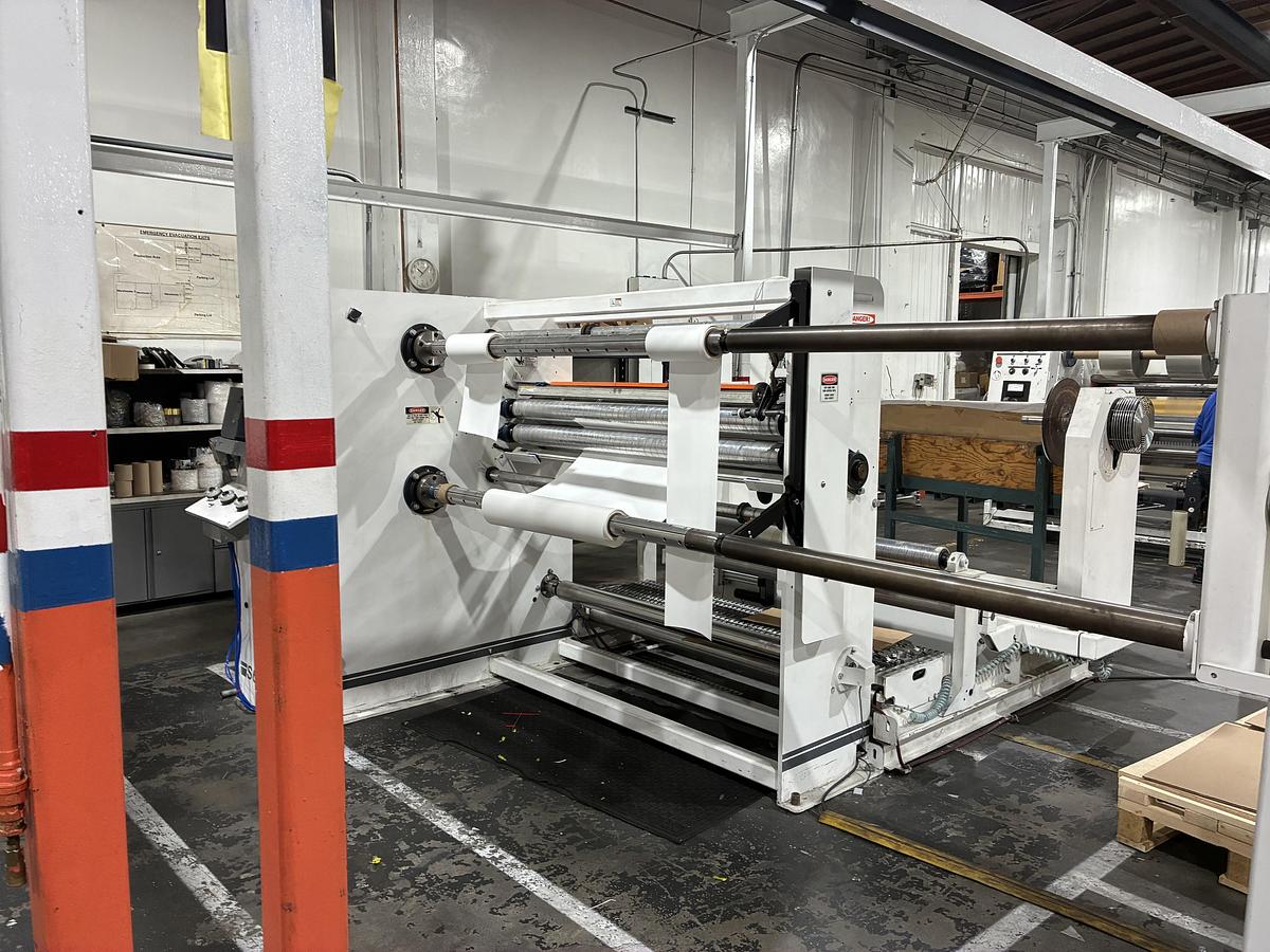 Used 60" Voorwood S60 Model S64SA Slitter Rewinder