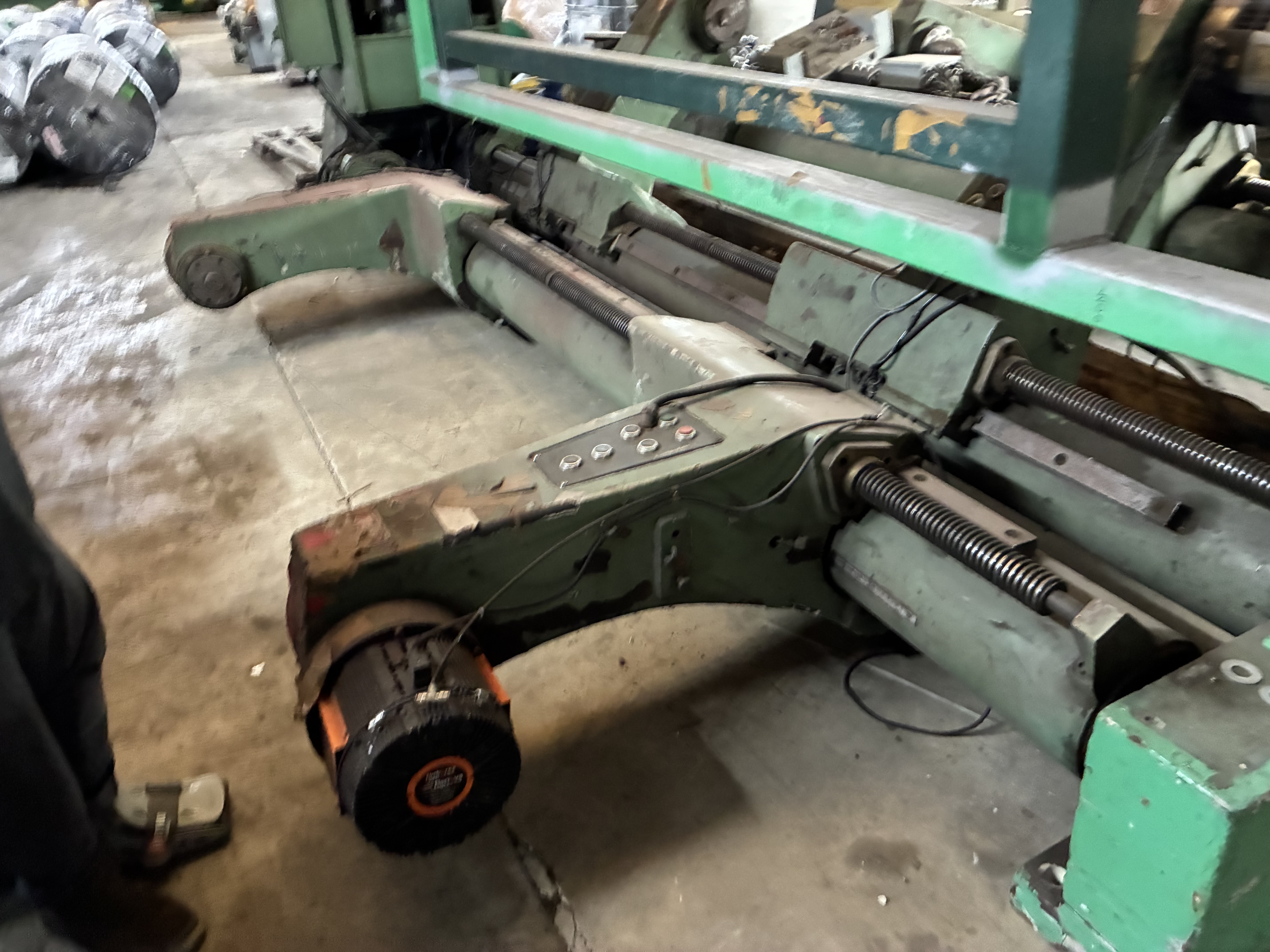 Used 98" Langston Duplex Roll Stands