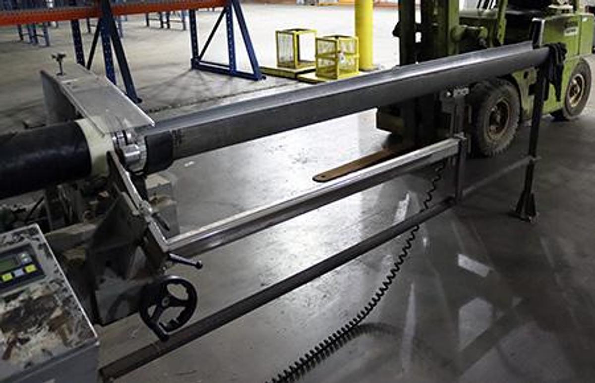 Used 120" APPLETON Automatic Core Cutter, Model A301