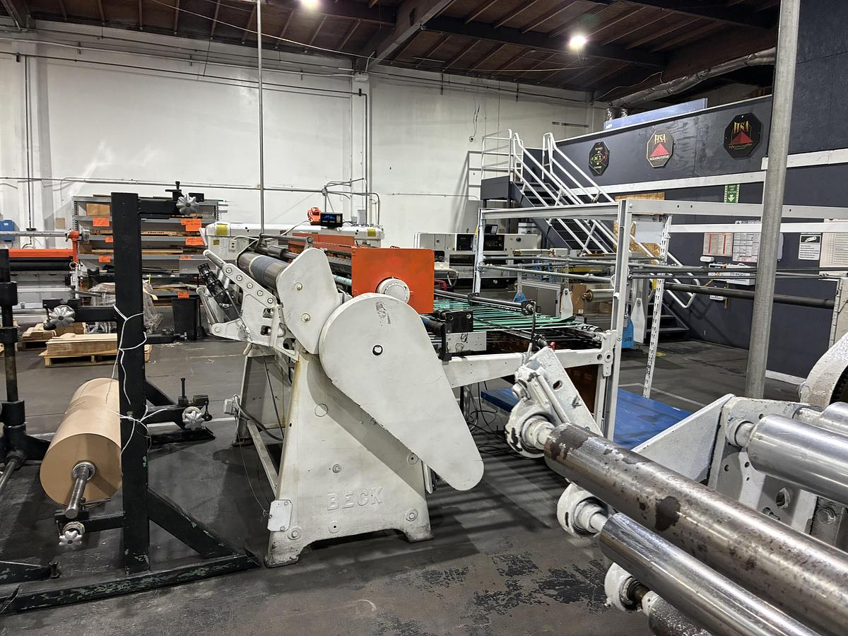 Used 72 " Beck Sheeter