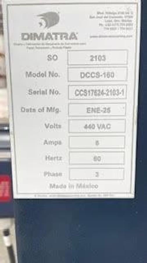 Used 2025 Dimatra Cardboard Core Cutter