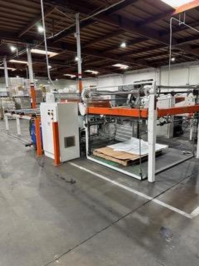 Used 72 "Beck Sheeter with Piler