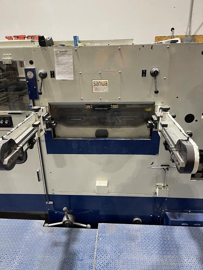 Used 2000 Sanwa TRP-1060-SE Die Cutter
