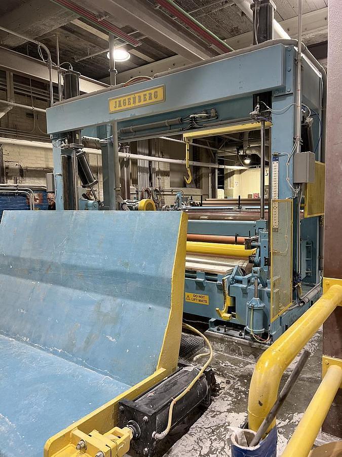 Used 116" Jagenberg Vari-Dur Rewinder