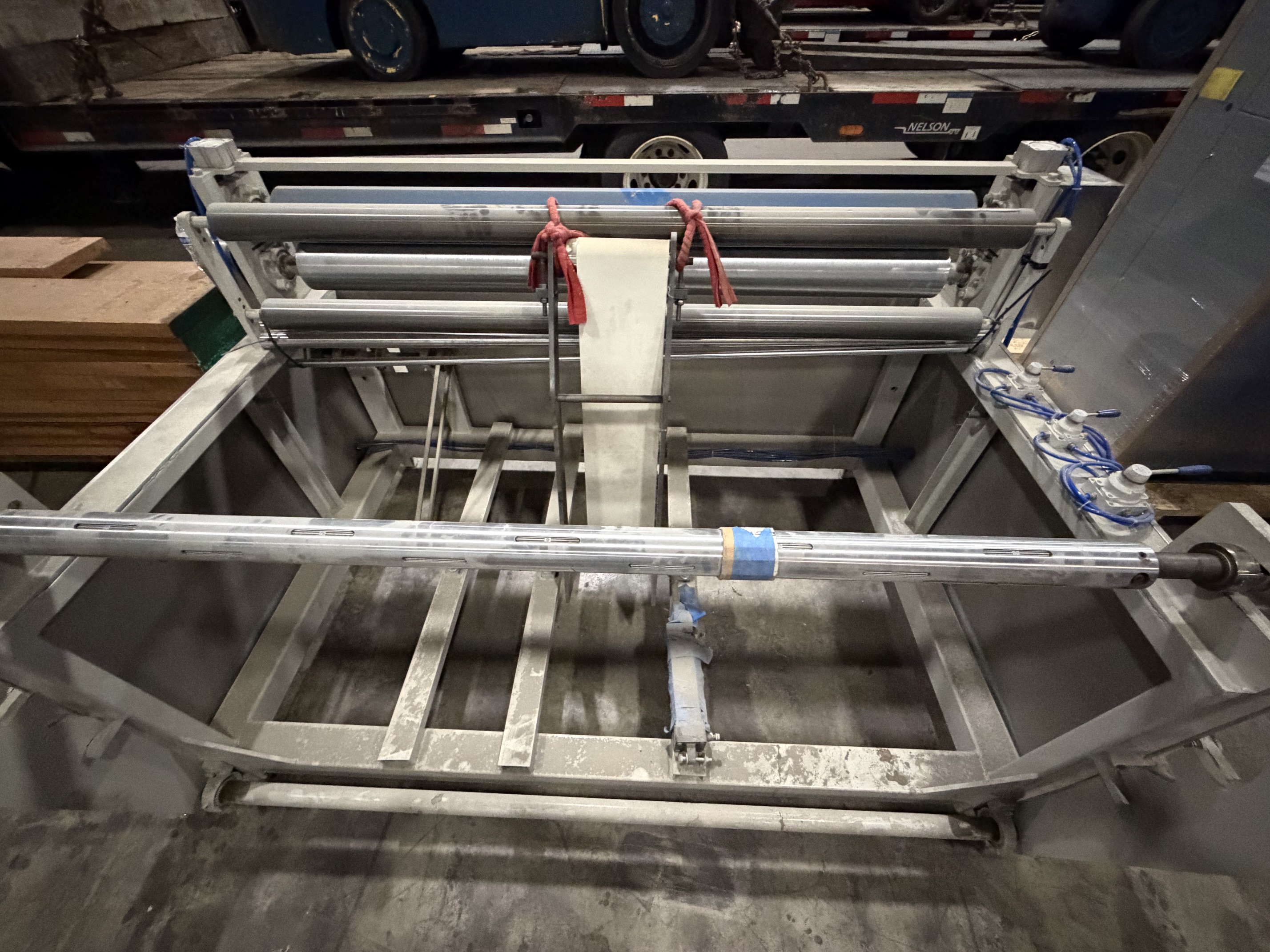 Used 72" Wide Wet Wipe Converting Line