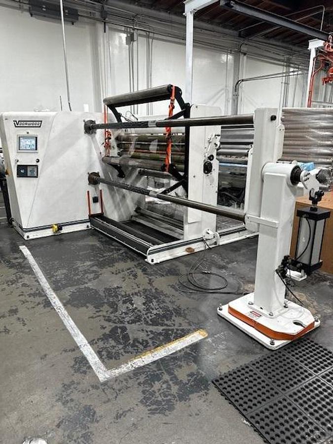 Used Voorwood S60 Model S64SA Slitter Rewinder