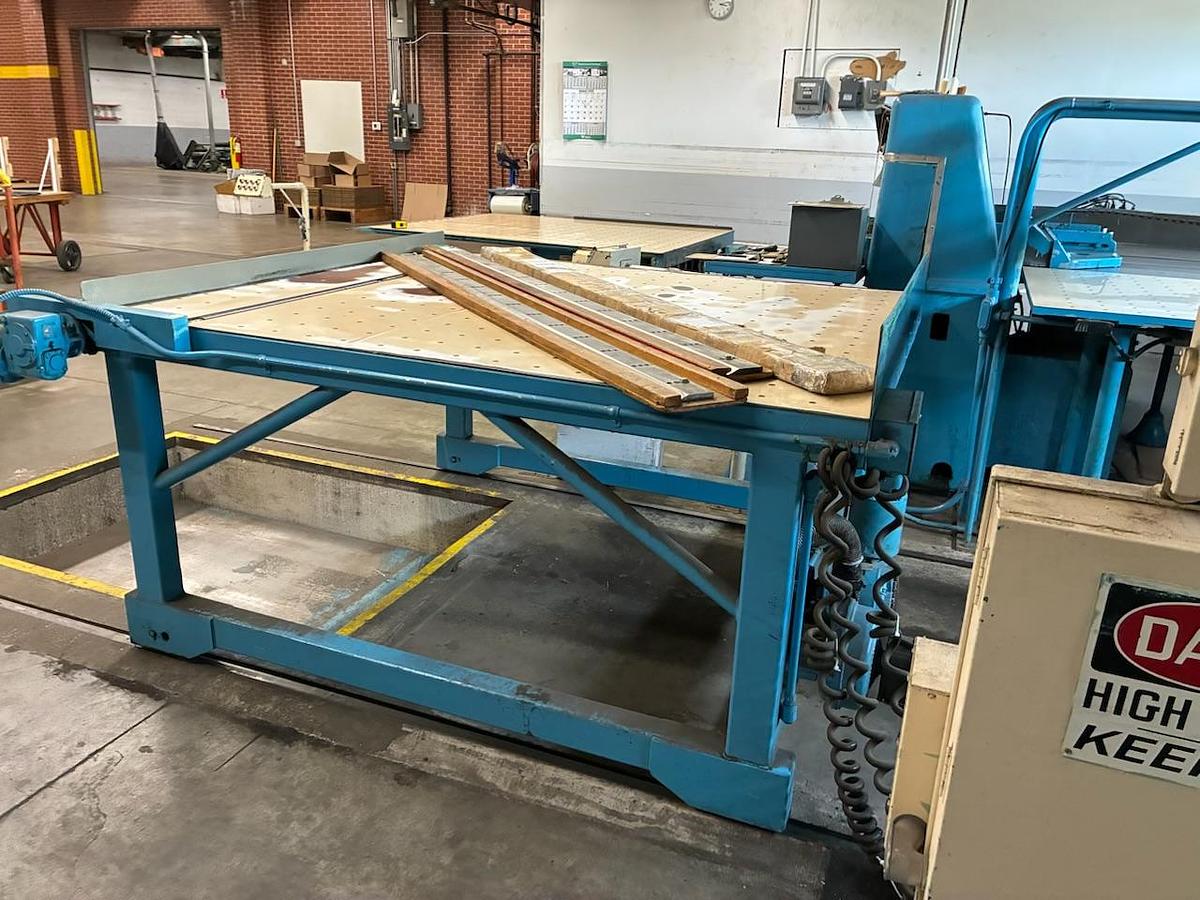 Used Southworth paper flying carpet handling system