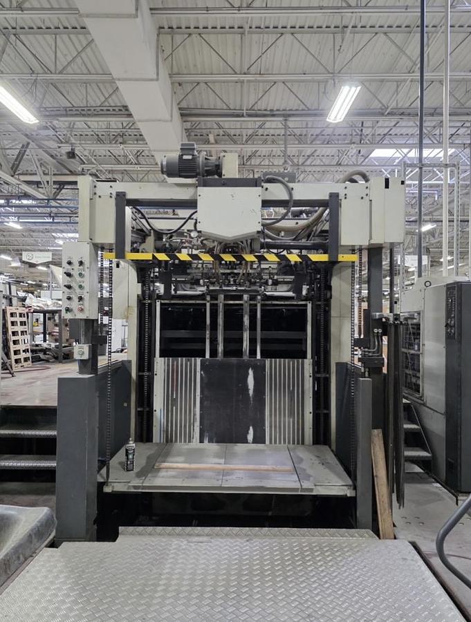 Used 1991 Bobst 130 ER Die Cutter Blanker