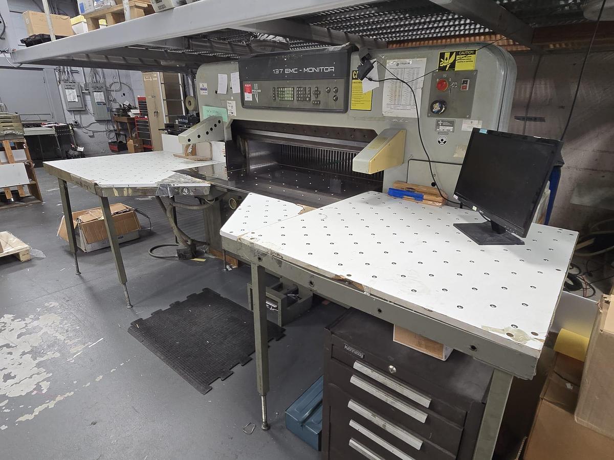 Used 1986 Polar 137 MON(54") Paper Cutter