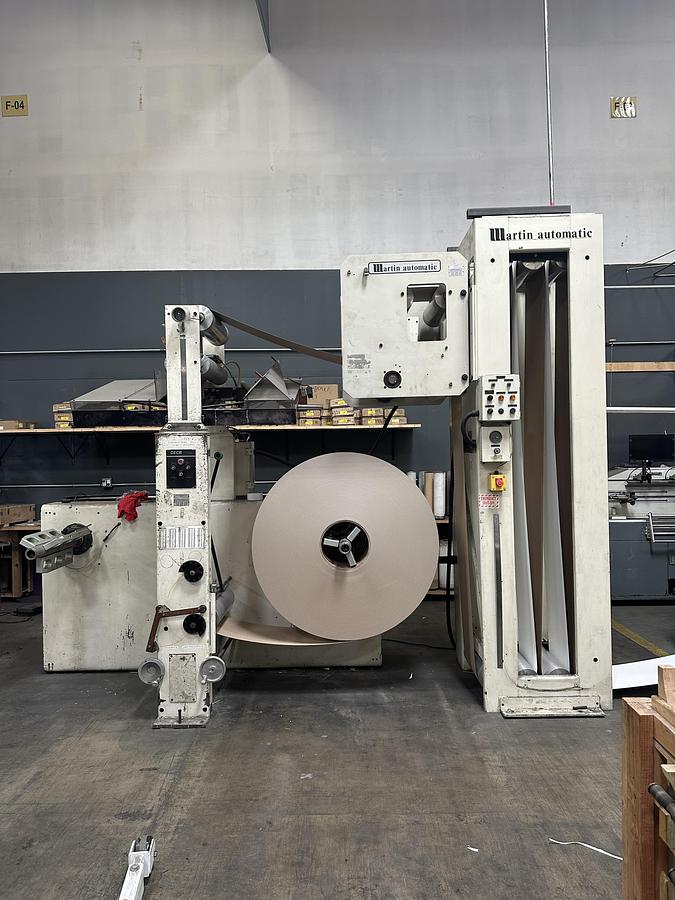 Used 2001 PCMC - 18” 8 color Flexo with Die Cutter and Striping