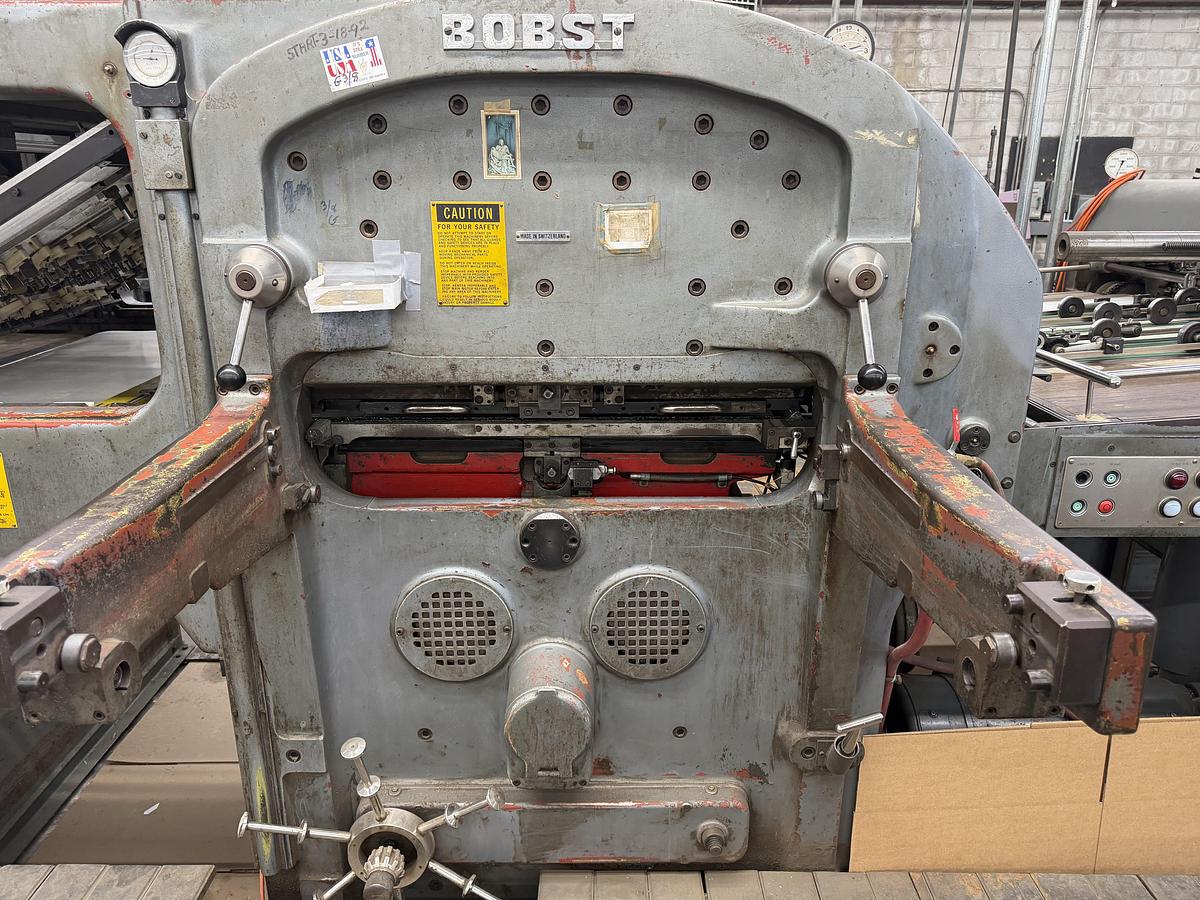 Used 1964 Bobst 1260 Die Cutter