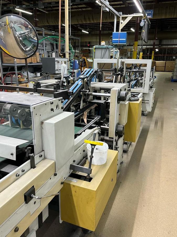 Used 1995 Bobst Media 100 Folder Gluer