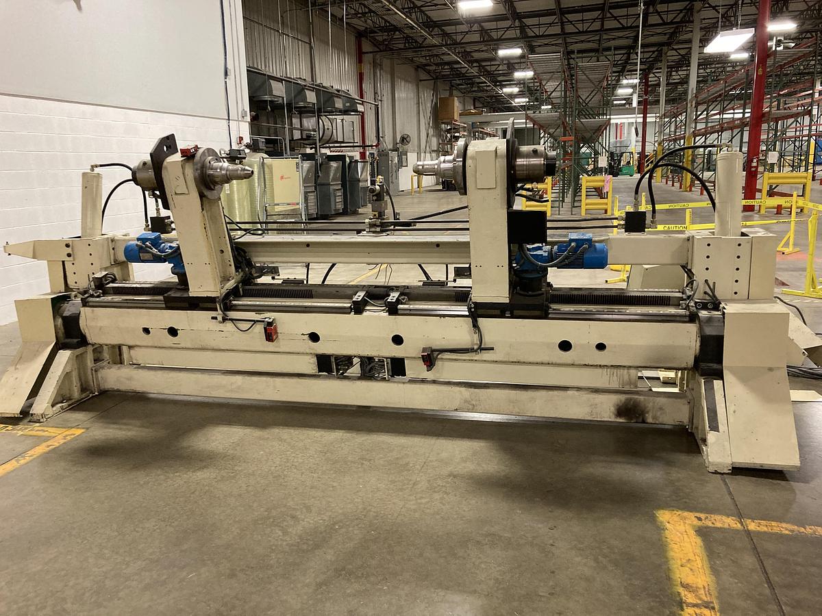 Used 4 Bielomatik 64" Shaftless Unwinds 60” OD