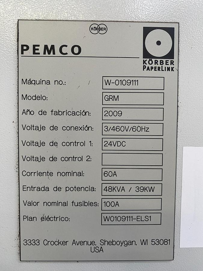 Used 2010 Pemco Wrapmatic DRM