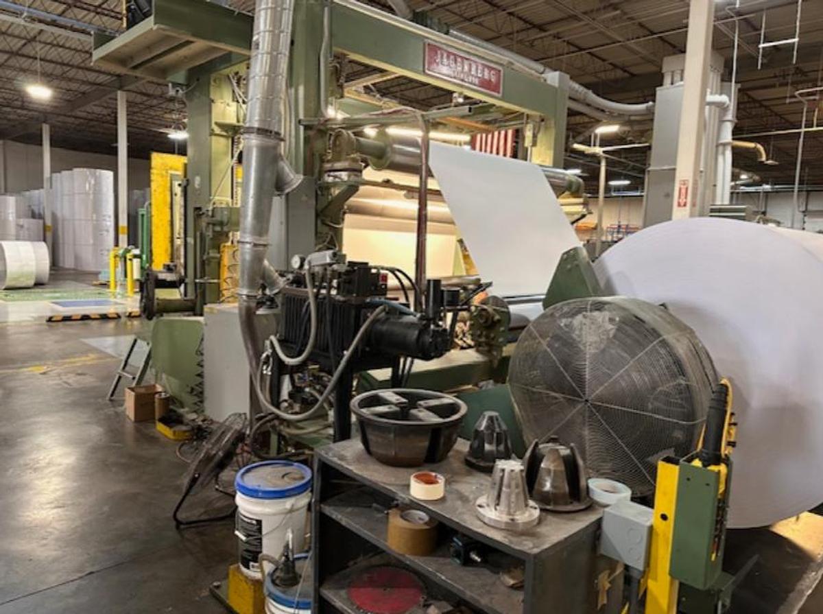 Used Jagenberg Vari-Dur - Two drum Slitter/Winder