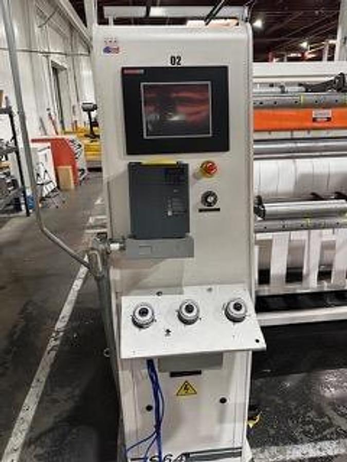 Used 60" Voorwood S60 Model S64SA Slitter Rewinder