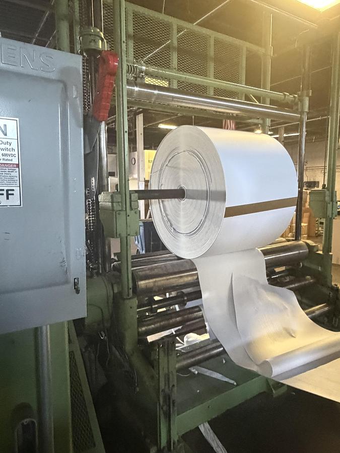 Used 74" Langston Slitter Rewinder