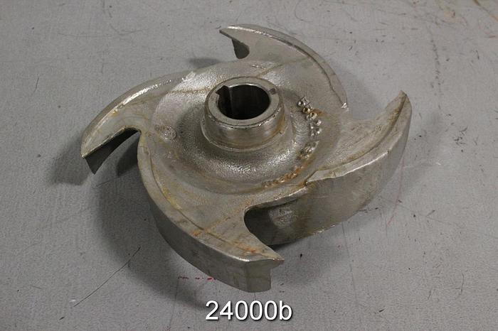 Used Goulds 3175 S 4X6X14 Pump Impeller, 12" Diameter, 2/4-Vane #24000