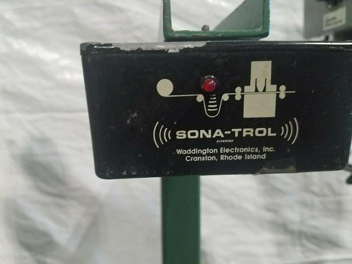 Used Motorized Stock Reel with paper Inter-leaf Material Feed Press Side Stamping