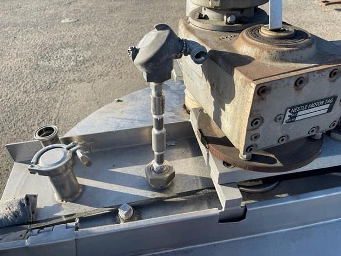 Used Groen 150 Gallon Stainless Steel Jacketed Mix Kettle With Dual Agitation