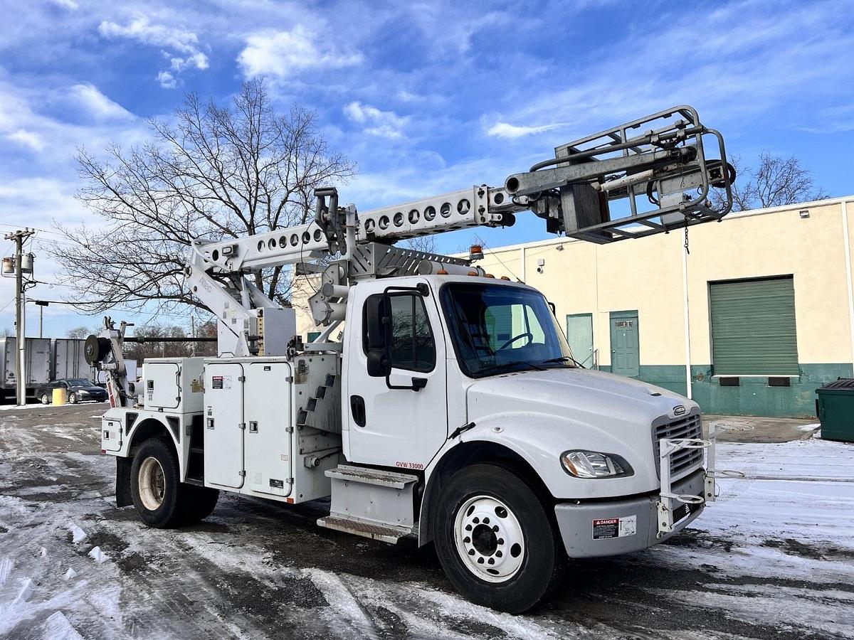 Used Altec AT40C Cable Placer on 2014 Freightliner M2-106 Reg Cab Utility Truck - S7222