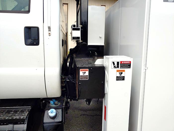 Used Altec LS63 Sign Crane on 2012 Ford F750 Reg Cab Flatbed Truck - 	66987