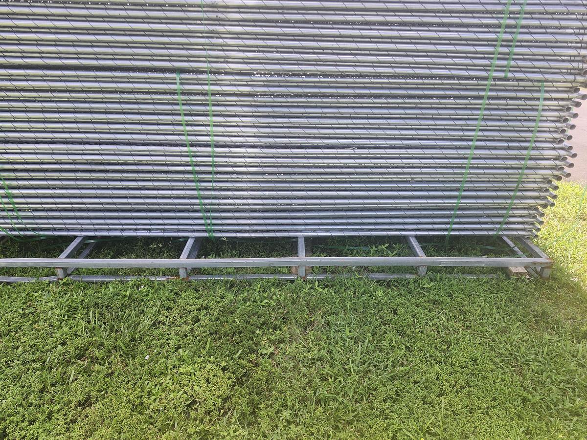 Site Fence (77) 6ft tall x 12' Long Galvanized Chain Link Fence 924 Linear feet - 010535