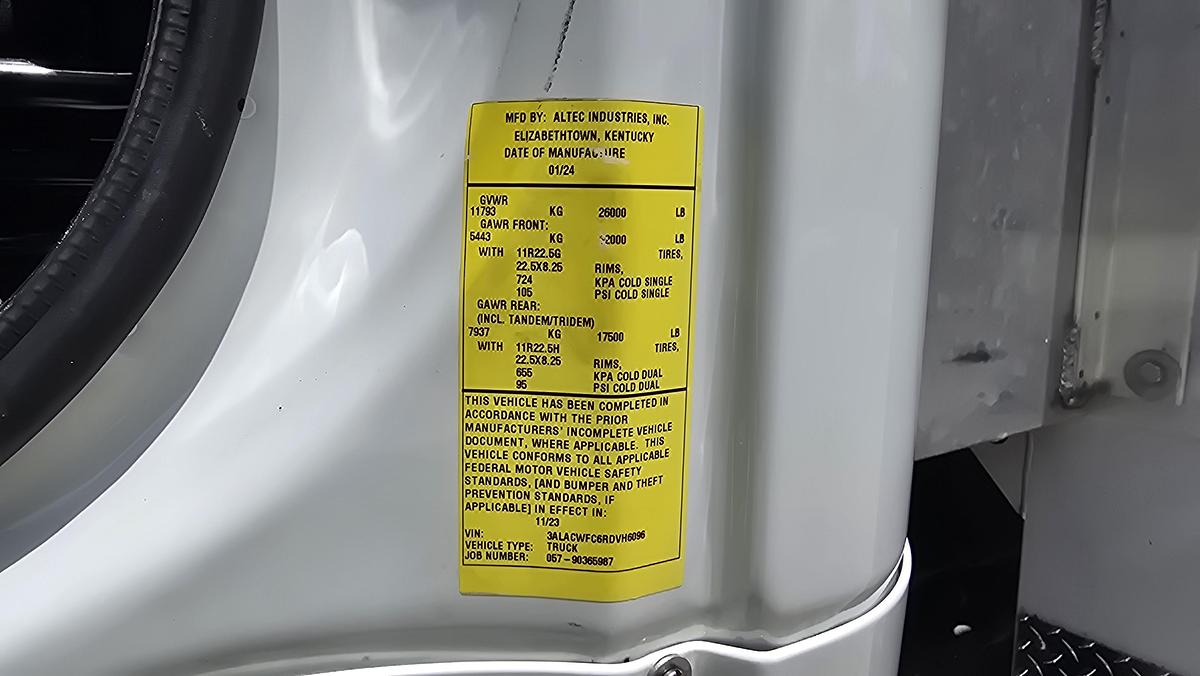 Used Altec T40P Cable Placer on 2024 Freightliner M2 Utility Truck - MH6096