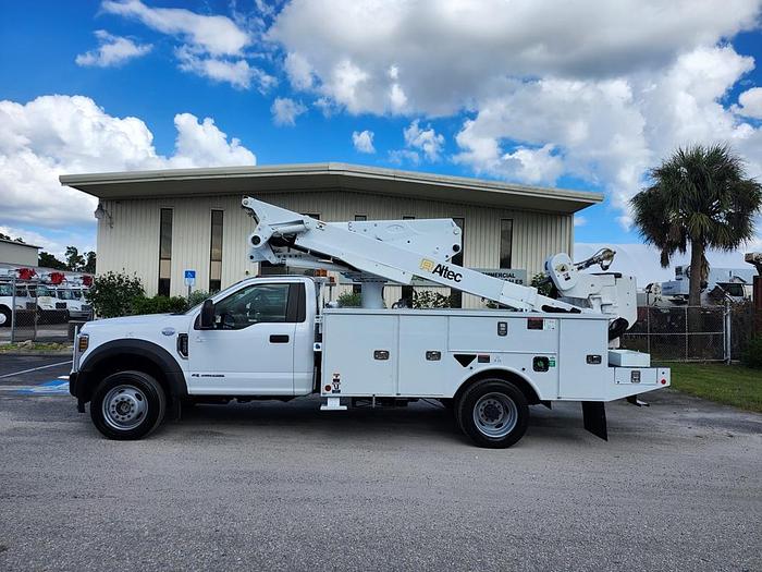 Used Altec AT41M 46ft Bucket Boom on 2018 F550 4x4 Reg Cab Utility Truck - 03899