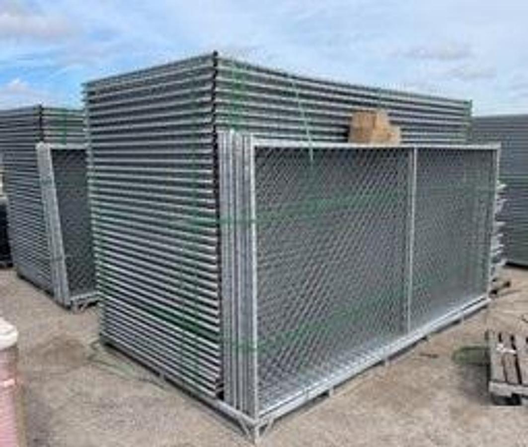 Mobile 6ft tall Galvanized Chain Link Fence 1000 ft