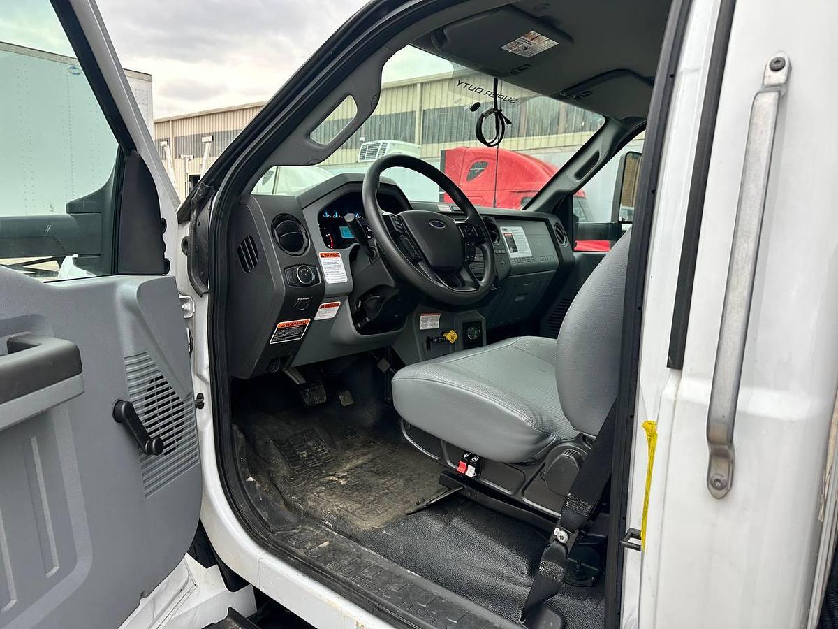 Used Altec TA55 Bucket Boom on 2023 Fored F750 4x2 Reg Cab Flat Bed Truck - R12219