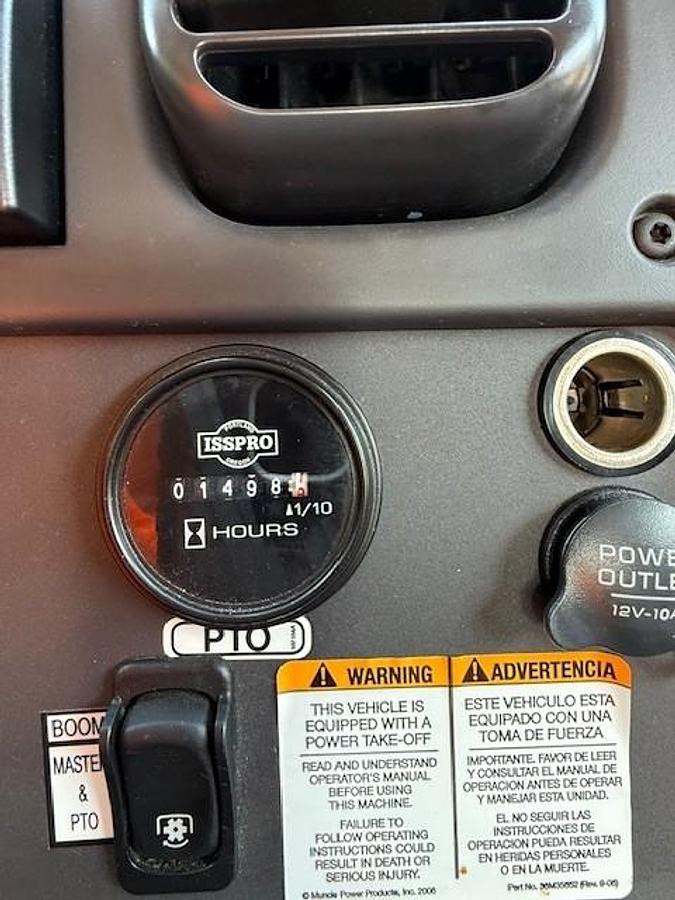 Used Elliott M87 Sign Crane on a 2022 Freightliner M2106 Reg Cab Flatbed Truck - BL0359