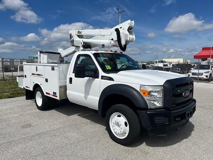 Used Altec AT40G 45ft Bucket Boom on 2016 Ford F550 Reg Cab Utility Truck - C57068